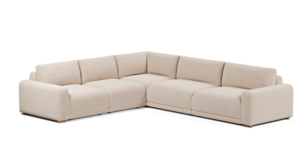Carle 299 x 339 Minderli Köşe Çift Kollu - Kadife