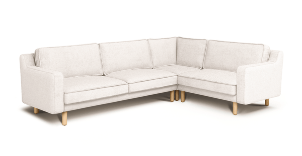 Klem Slim 283 x 203 Köşe Silindir Ahşap Ayak - Fitilli Kadife