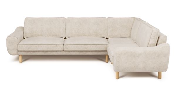 Klem 210 x 290 Köşe Silindir Ahşap Ayak - Doğal Doku