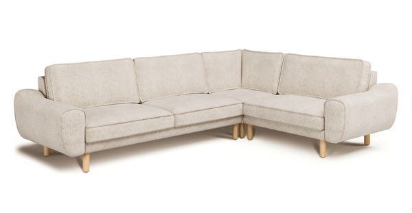 Klem 210 x 290 Köşe Silindir Ahşap Ayak - Doğal Doku