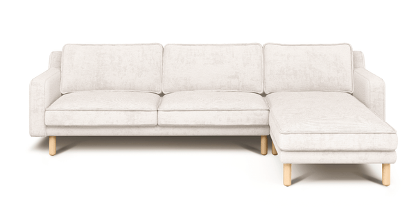 Klem Slim 292 x 171 Köşe Silindir Ahşap Ayak - Fitilli Kadife