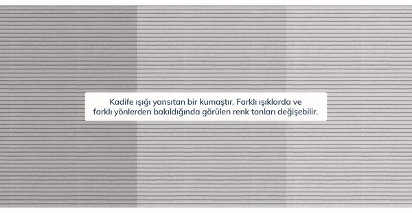 Klem Slim Tekli Koltuk Large Silindir Ahşap Ayak - Fitilli Kadife