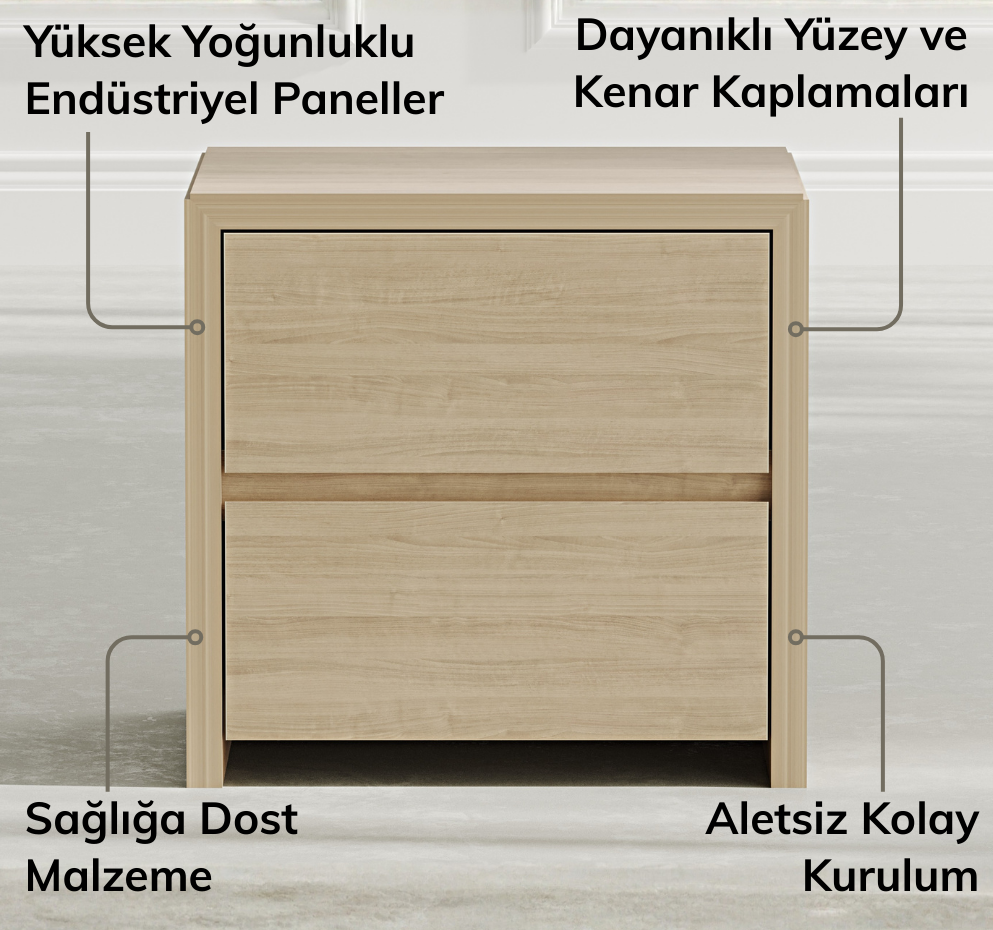 Nordik Meşe Görünümlü - 3