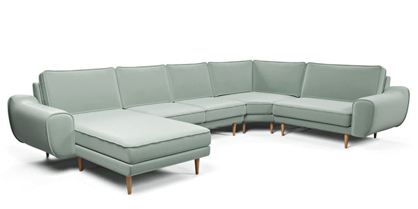 Klem 376 x 240 Geniş Köşe Ahşap Ayak - Performans Kadife