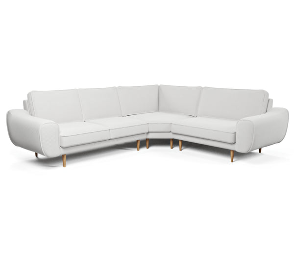 Klem 294 x 240 Geniş Köşe Ahşap Ayak - Fitilli Kadife