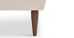 Klem Bench Ahşap Ayak - Kadife
