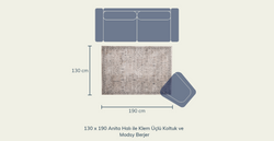Anita Vintage Desenli Halı - 130 x 190
