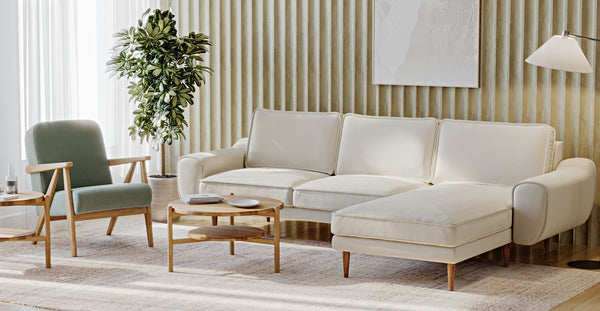 Klem 280 x 171 Köşe Ahşap Ayak - Performans Kadife