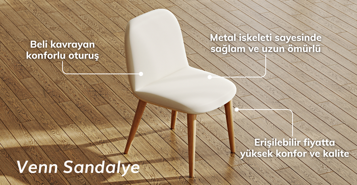 Lyno & Venn | 97x160 Açılır Masa ve Konsollu Yemek Odası Takımı – Midi (6 Kişilik) - Doğal Doku