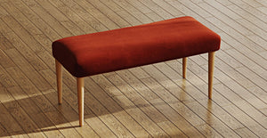 Roa Meşe Bench - Kadife