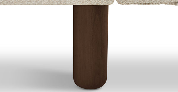 Klem Slim 283 x 257 Köşe Silindir Ahşap Ayak - Bukle