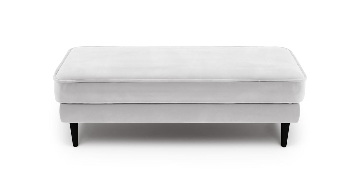 Klem Bench Ahşap Ayak - Kadife