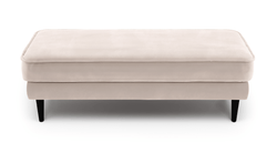 Klem Bench Ahşap Ayak - Kadife