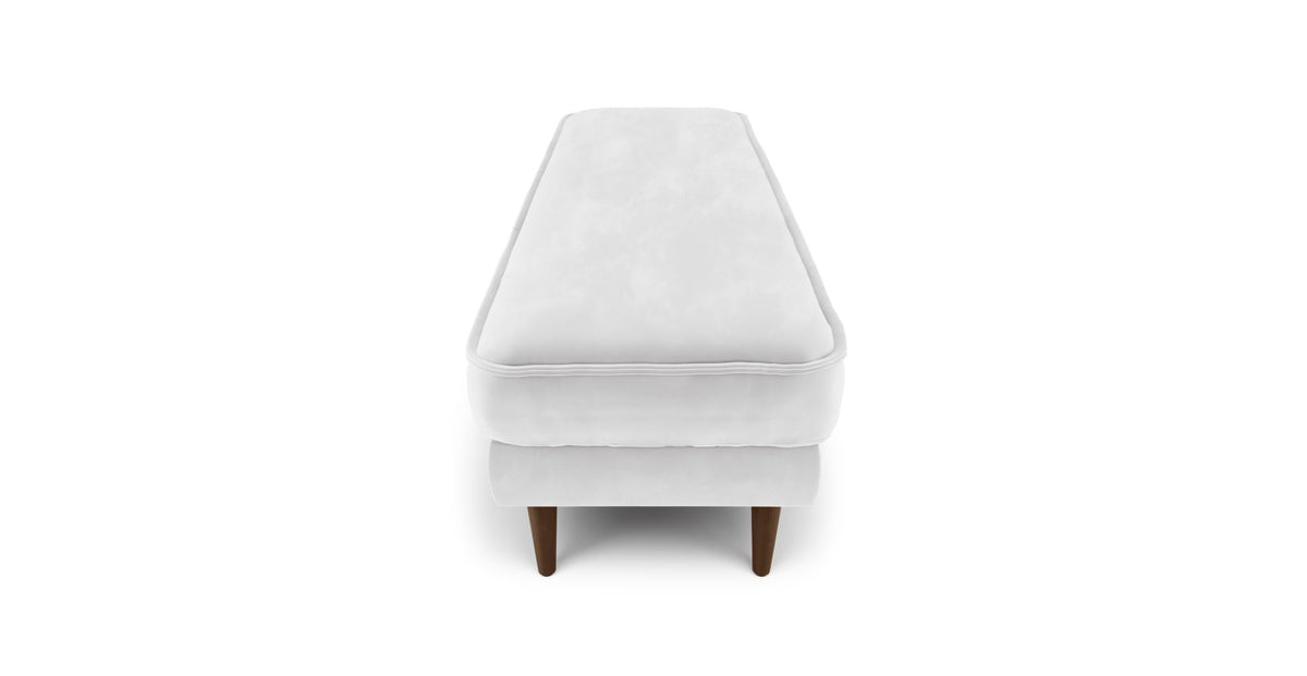 Klem Bench Ahşap Ayak - Kadife
