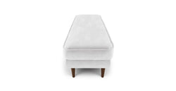 Klem Bench Ahşap Ayak - Kadife