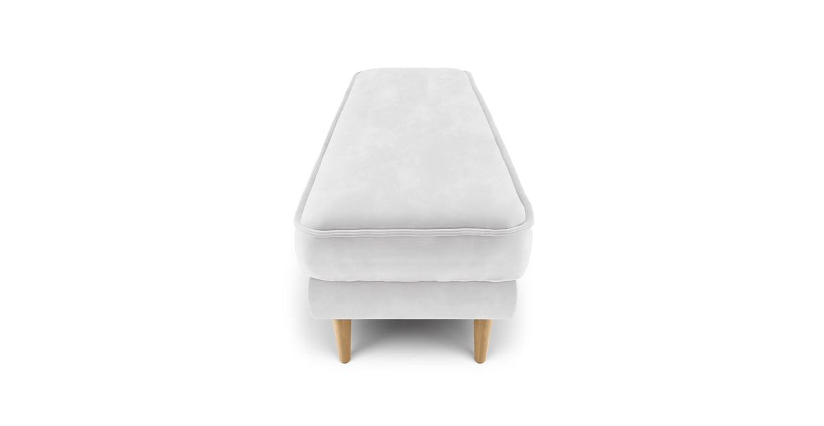 Klem Bench Ahşap Ayak - Kadife