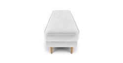 Klem Bench Ahşap Ayak - Kadife