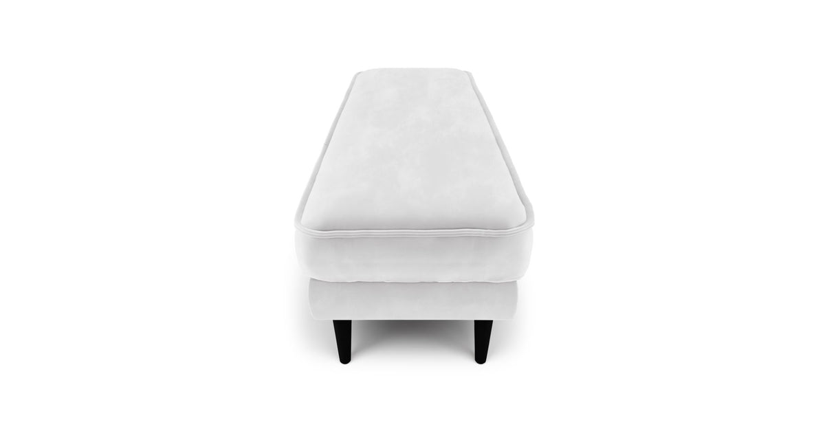 Klem Bench Ahşap Ayak - Kadife