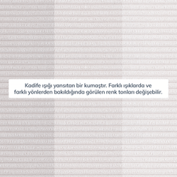 Kumaş: Fitilli Kadife - Renk: Kemik - Normod
