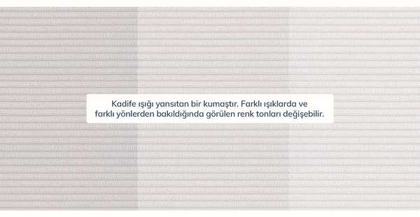 Klem Slim 283 x 257 Köşe Ahşap Ayak - Fitilli Kadife