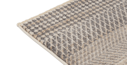 Normod Gri - Bej Savanna Geometrik Halı - 160 x 230