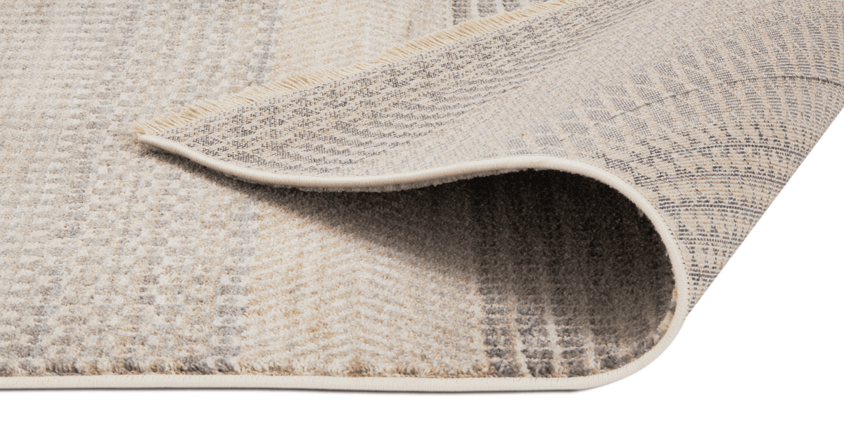 Normod Gri - Bej Savanna Geometrik Halı - 160 x 230