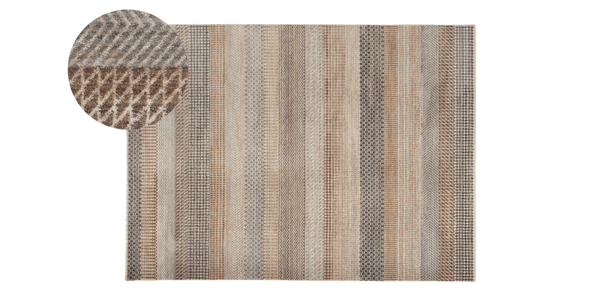 Normod Pudra Savanna Geometrik Halı - 160 x 230